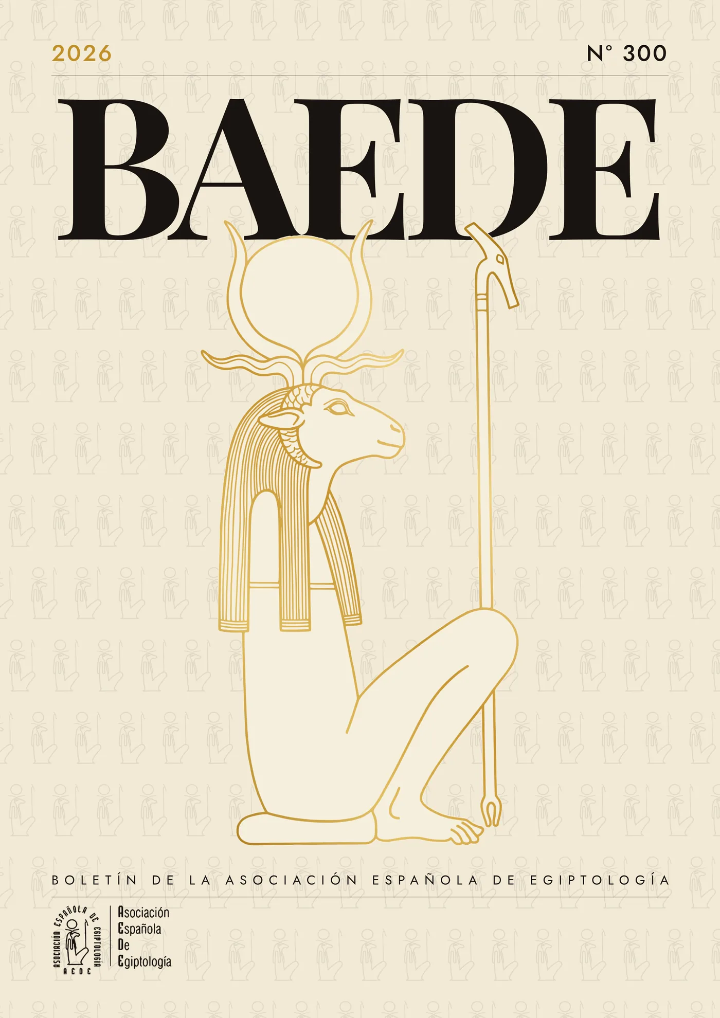 The same Herishef proposal with the BAEDE acronym in a high-contrast serif and the numbering in the top corners